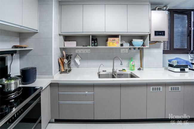 134㎡四居室，新中式與現代風結合，這樣的生活方便又美好